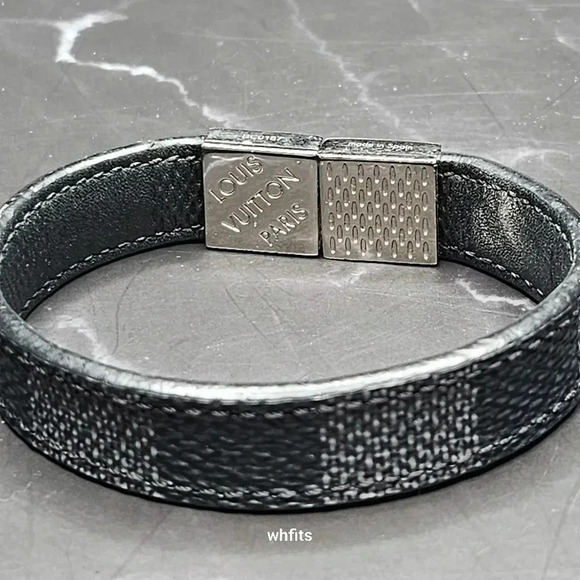 Louis Vuitton Damier Graphite Bracelet with dust bag - Picture 3 of 5